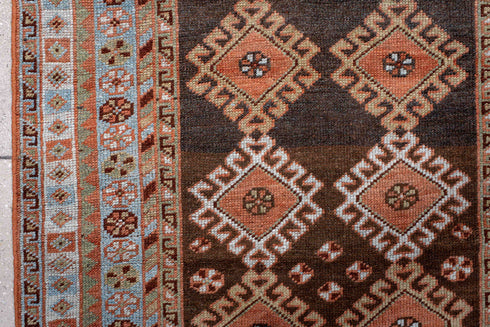 Antique Gabbe Runner Rug (3' x 7')